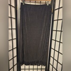 Mirasol Vintage‎ Fringed Skirt Size Large